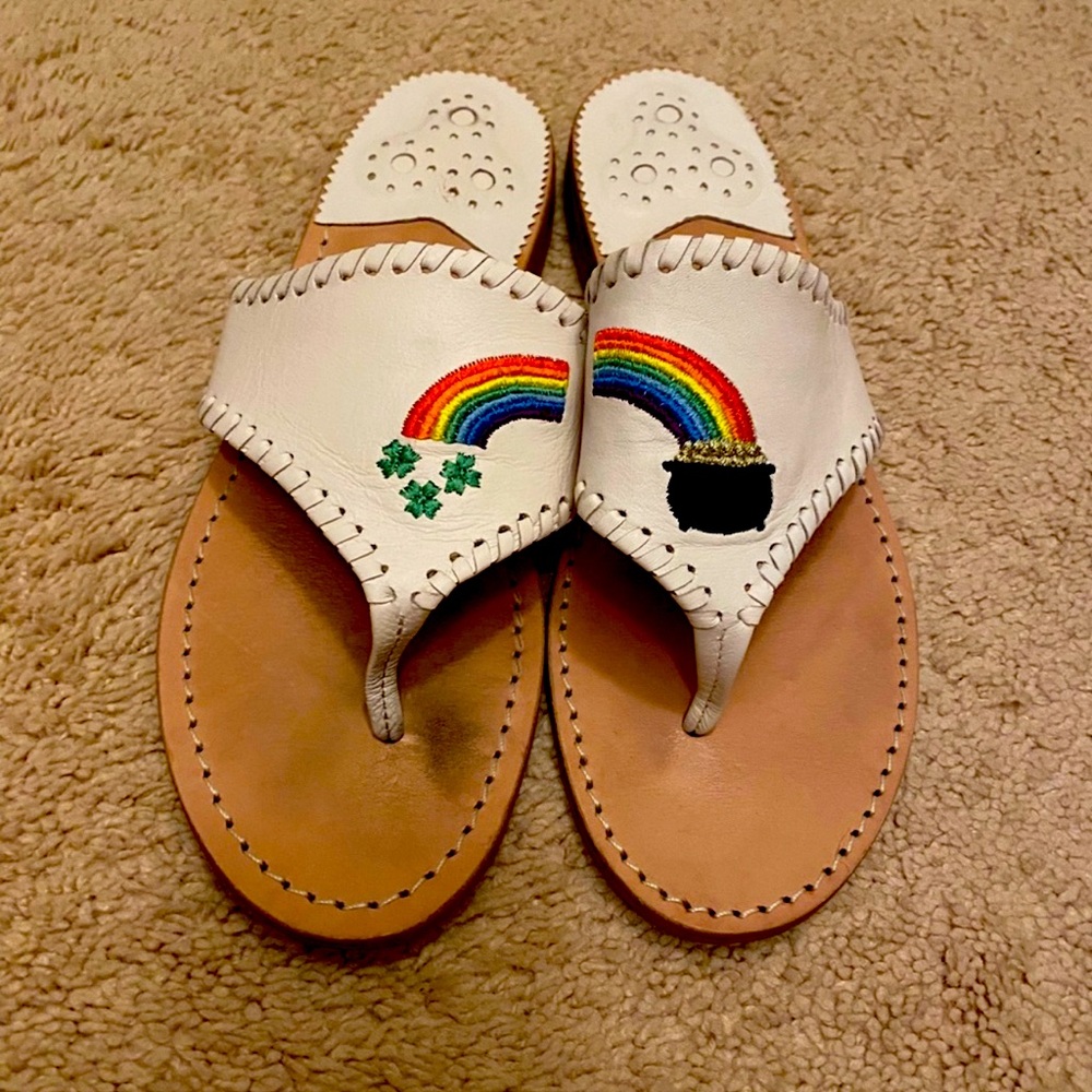Jack Rogers St. Patrick’s Day Sandal- size 8.5